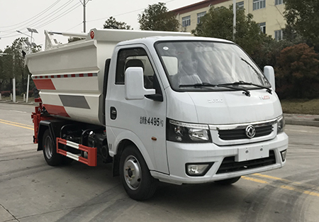 藍牌東風后掛桶式垃圾車