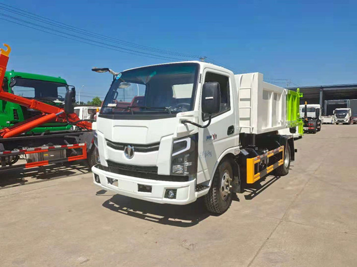 奧馳藍牌車廂可卸式垃圾車